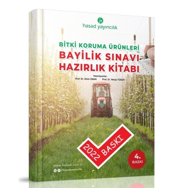 2022 Bitki Koruma Ürünleri Bayilik Sınavı Hazırlık Kitabı